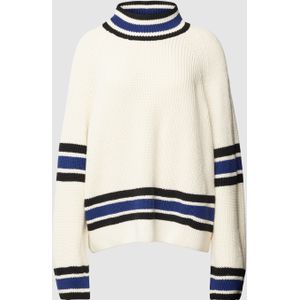 Oversized gebreide pullover met turtleneck