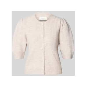 Gebreide cardigan met 1/2-mouwen, model 'Trudy'