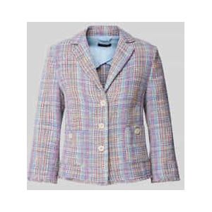 Blazer - Gestreept - Bouclé - Normale Pasvorm