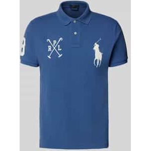 Polo Ralph Lauren - Custom Slim Fit Poloshirt - Groen - Katoen - Korte Mouwen