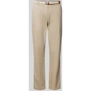 Casual fit chino met riem