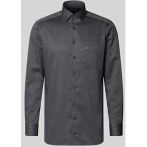 Modern fit zakelijk overhemd met kentkraag, model 'NEW KENT'