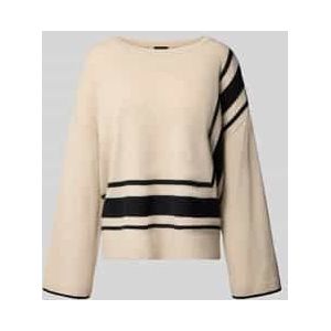 Loose fit gebreide pullover van wolmix