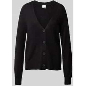 Gebreide cardigan met V-hals, model 'Kamara'