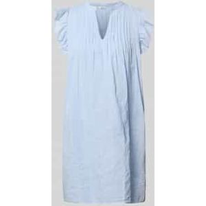 Knielange jurk met plooien, model 'Gemala'