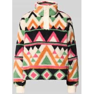 Regular fit pullover met opstaande kraag, model 'Soft'