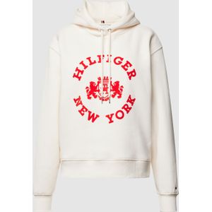 Hoodie met labelprint, model 'VARSITY'