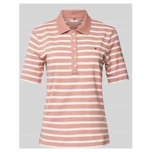 Poloshirt met streepmotief