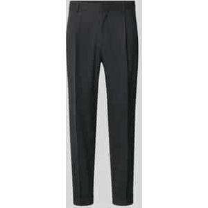 Regular fit pantalon met wol, model 'LUIS'