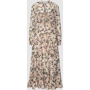 Maxi-jurk met bloemenmotief, model 'ABITO VOLUME'