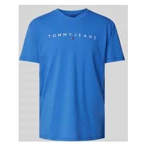 T-shirt met labelprint