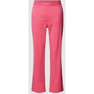 Stoffen broek met elastische band met logo