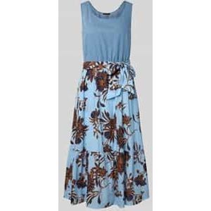 More & More - Midi-jurk - A-lijn - Puur Katoen - Strikceintuur