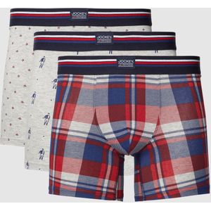 Boxershort met labelpatch in een set van 3 stuks