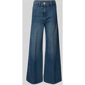 Wide leg jeans met steekzakken