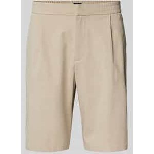 Regular fit bermuda met haakjessluiting