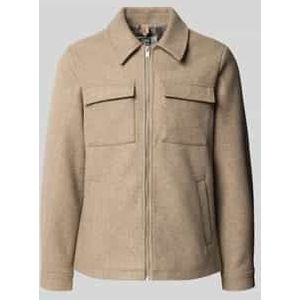 Regular fit overhemdjack met borstzakken, model 'MOBERG'