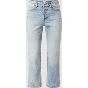 Korte straight fit jeans met lyocell, model 'Vicki'