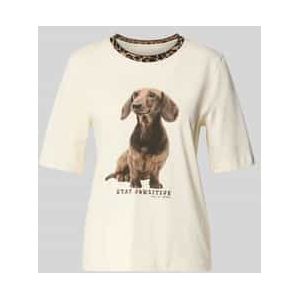 T-shirt met motiefprint