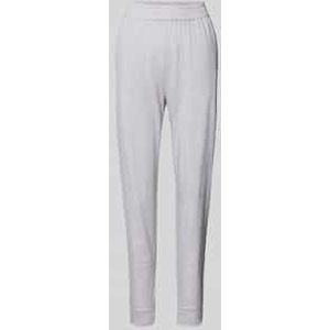 Relaxed fit sweatpants met deelnaden