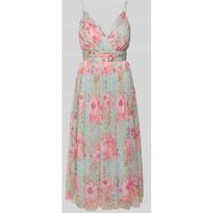 Cocktailjurk met tailleband