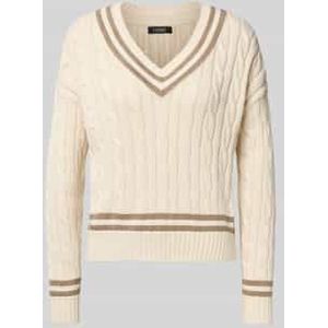 Lauren Ralph Lauren - TEDURPH - Gebreide Trui - Crème / Lichtbruin