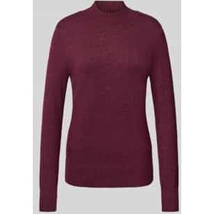 Gebreide pullover met opstaande kraag