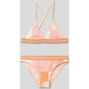 Bikini met all-over motief, model 'Luna'