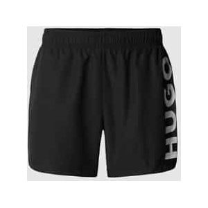 Zwembroek met labelopschrift, model 'ABAS'