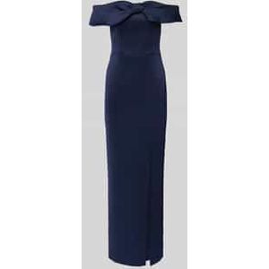 Lipsy - Avondjurk - Navy - Lang/maxi - Strapless/off-shoulder