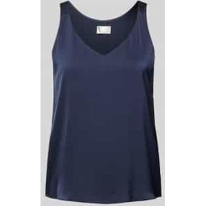 Blousetop met V-hals