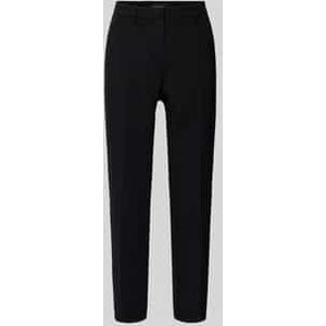 Broek van viscosemix met persplooien, model 'KRYSTAL'