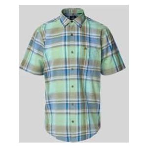 Overhemden - Licht Pepermunt - 100% Katoen - Knoopsluiting