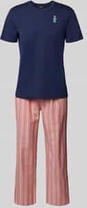 Polo Ralph Lauren - Katoenen Pyjama - Marineblauw - Korte Mouwen