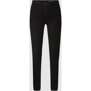 Skinny fit jeans van gekleurde denim