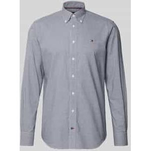 Regular fit zakelijk overhemd van puur katoen