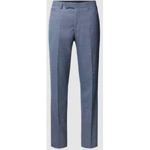 Slim fit pantalon met persplooien