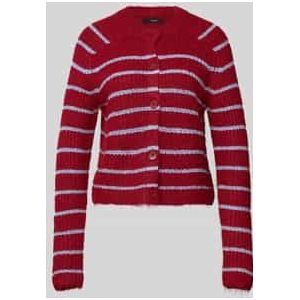 Regular fit gebreid jack met wol, model 'AWESOME SHINE'