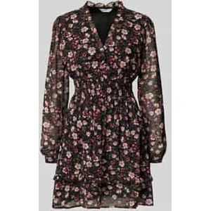 Mini-jurk met smokdetail