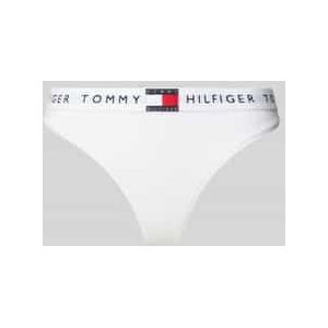Tommy Hilfiger - CLASSIC THONG - String - Wit - 90% Katoen, 10% Elastaan