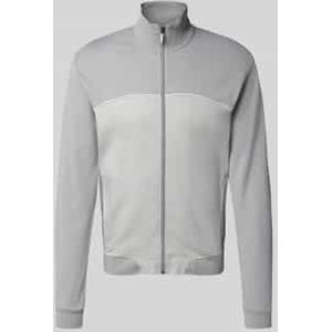 Regular fit sweatjack van katoenmix