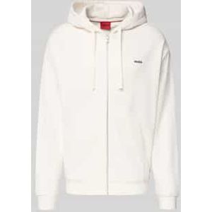 HUGO - DAPOZIP - Sweatjack - Effen - Relaxed Fit - Puur Katoen