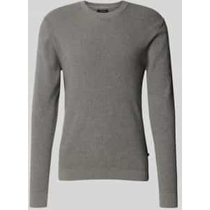 Gebreide pullover met ronde hals, model 'lagoon'