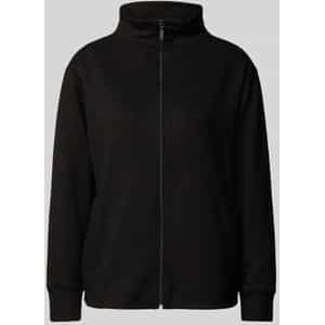 Sweatjack met opstaande kraag