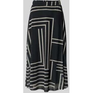 Midirok met geometrische all-over prin, model 'Serena'