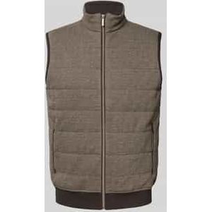 Gilet met opstaande kraag