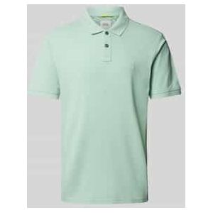 Regular fit poloshirt met logostitching