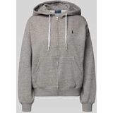 Sweatjack met labelstitching