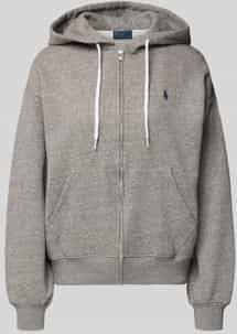 Sweatjack met labelstitching