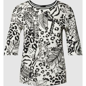 T-shirt met all-over motief